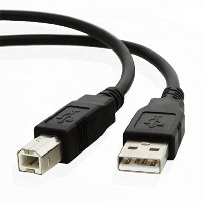 China Hot Selling Black Tablet 1m USB 2.0 Type A To Standard USB B Printer Scanner Cable for sale