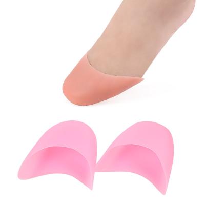 China Hot Selling Comfortable Toe Protector Cushion Ultra Soft Front Foot Caps Gel Toe Sleeve Toe Shoe Cover Foot Cover With Holes Silicone for sale