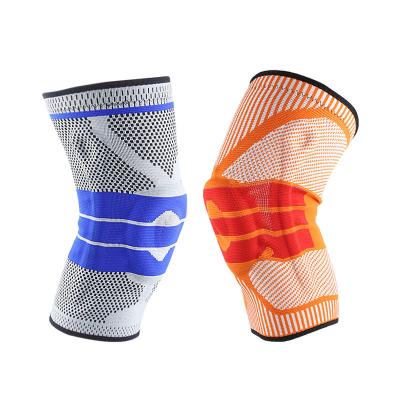 China New silicone spring kneepad adult sports knitting sports protection men's and women's knitting elastic cushion for sale