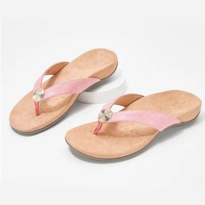 China The most popular fish mouth sandals 2022 summer season arch support orthopedic flip flops orthopedic sandal for foot pain for sale