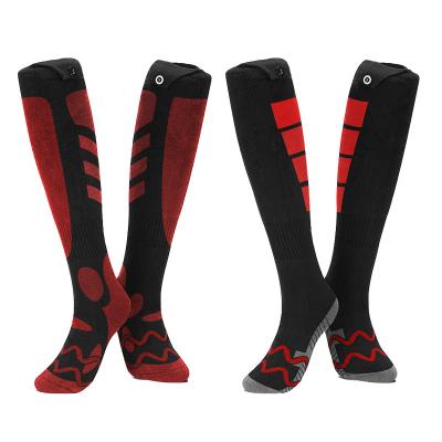 China USB Heating Sports Warm Filling Socks for Men and Women Flame Removable and Washable Cotton Socks Heating Stockings for sale