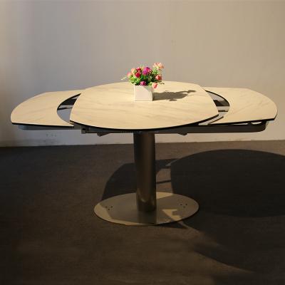 China Extendable Dining Table Set Extendable Modern Stylish Convertible Table for sale