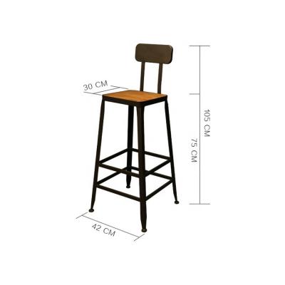 China Hot Sale Modern Designs High Quality Wooden Bar Chair For Bar Table for sale