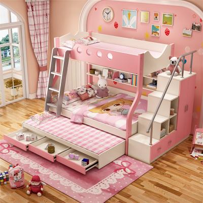 China Modern Space Saving Bunk With Desk Kids Pack Bed House For for sale