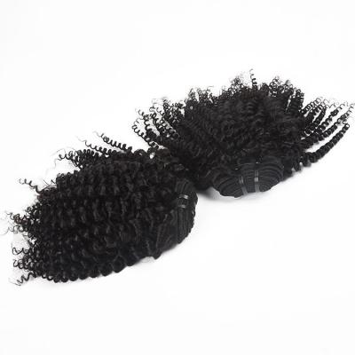 China Wholesale 100% Virgin Human Hair Cuticle Aligned Wet And Wavy Hair Weave Bundles 100 Bundles 10A Virgin Hair Jerry Curly Afro for sale