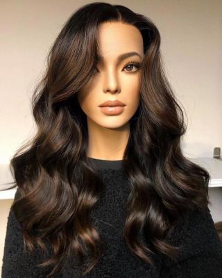 China Super Wave Full Lace Hair Wigs Factory Price High Quality Cuticle Aligned 130%150%180% Curly Water Wave Unprocessed Deep Wave Wig for sale