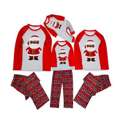 China Manufacturer Breathable Professional Cotton Long Sleeve Family Christmas Pajamas Parent-child Child Equipment Clothing for sale