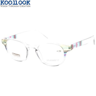 China 20 years experience on high quality large frame reading glass plastic men eyewear for sale