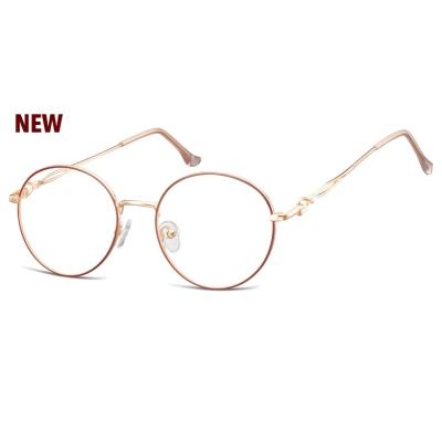 China 20 years experience on matte red metal eyewears eyewear frames shiny rose gold optics for sale