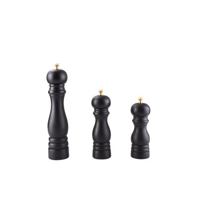 China Sustainable acrylic and wooden pepper and salt mill pepper mill set for sale