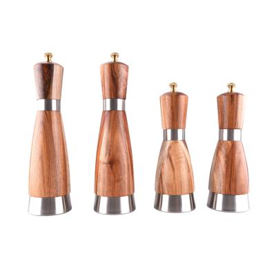 China Viable Manual Grinder Salt Pepper Mill Salt and Pepper Grinder Set for sale