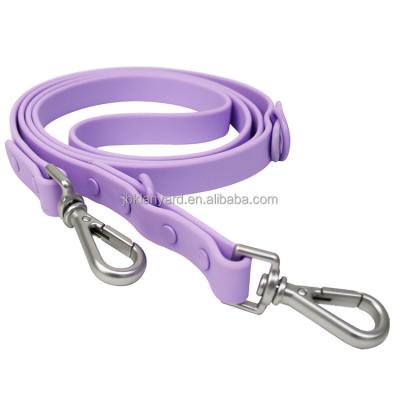 China RTS PVC Material Double Color Metal Buckle Luxury DETACHED Dog Pet Waterproof Leash for sale