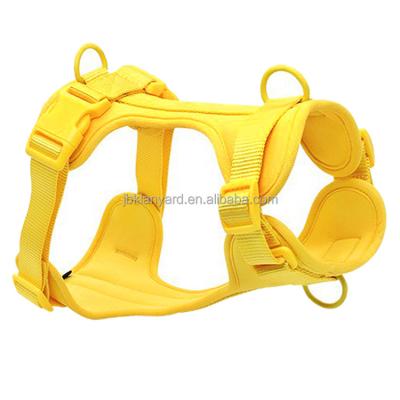 China RTS DETACHED Luxury Dog Harness Set Waterproof Neoprene Material Adjustable Harness Dogs Nylon Harness for sale