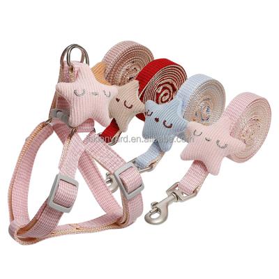 China RTS Personal Cute DETACHED Starfish Harness and Leash Set for sale