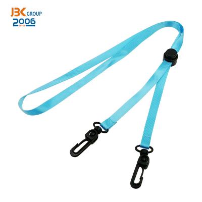 China Fashiontable Wholesale Adjustable Lanyard Various Polyester Nylon / Neck Material Lace Lanyard For Facemask Kids for sale