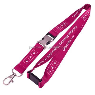 China Hot Sale Eco-friendly Polyester Nylon Lanyards With Logo Print Lanyard Sublimation Lanyard Custom Made for sale