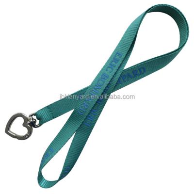 China Factory Manufacturer High Quality Polyester Lanyard Love Lanyards For Keychain Eco-friendly Custom With Love Hook for sale