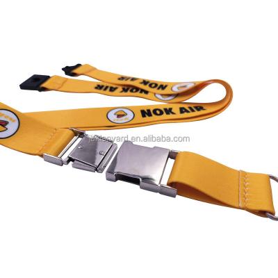 China ID Card Badge Attendance Neck Lanyards For ID Badges Nylon Neck Strap With Swivel Hook For Badges Office Airline Lanyard Lanyard for sale