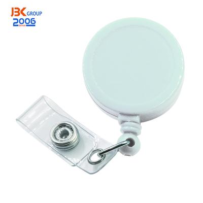 China Advertising Retractable Rotating Clip 32mm Custom Badge Reels Medical Nurse Badge Reel High Quality for sale