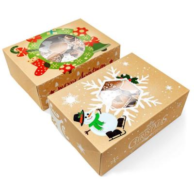 China 2021 Christmas Disposable Custom Paper Packaging Box Manufacturing Supplier Christmas Gift for sale