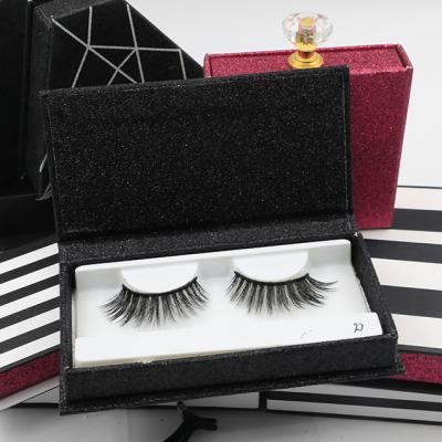 China Irregular eyelashes are self-adhesive 3d silk strip lash 3d lash premium full natural silk 3d strip eyelash for sale