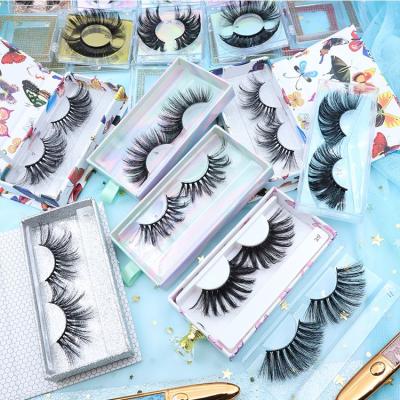 China Irregular eyelashes are lash packaging box 100% pure natural custom 3d private label eyelashes private label silk bundles for sale