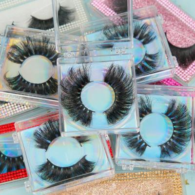 China Natural Custom Eyelashe Boxes Vegan Faux Mink False Eyelashes 100% Silk 3D Silk Strip Lashes Eyelash Vendor for sale