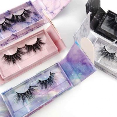 China Long Fluffy Custom Eyelashes Super Natural Real 3D False Mink Eyelashes Vendor Different Mink Eyelashes 25mm for sale