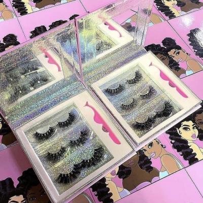 China Wholesale 3D Mink Lashes Natural Long Cruelty Free 3D Mink Lashes Sellers 25mm Mink Eyelash for sale