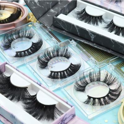 China 25-30 times 100% Real Mink Bulk Wholesale 5d 25mm Siberian cruelty lashes 25mm strips free sellers for sale