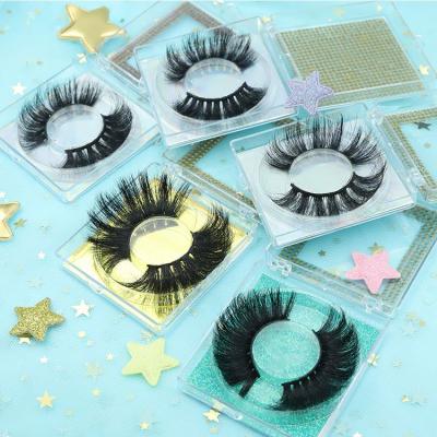 China 25-30 label high quality 3d 5D Mink Eyelashes of periods 25mm Mink Eyelash False Eyelashes Private for sale