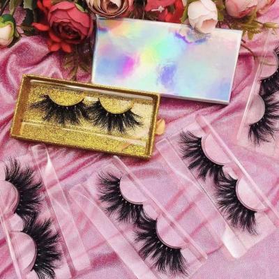 China 25mm Long Mink 5d Mink Eyelashes Vendor Natural False Eyelashes Natural Eyelash Wholesale Private Label for sale