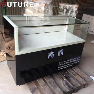 China Shop Retail Shop Watch Display Showcase Counter Wrist Watch Optical Display Case For Watch Store for sale