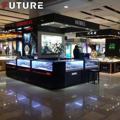 China Store Retail Shop Watch Display Showcase Counter Wristwatch Optical Display Case for sale