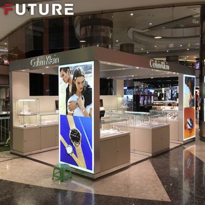 China Shop Optical Shop Retail Shop Display Furniture Glass Counter Wristwatch Presents Display Cabinet for sale