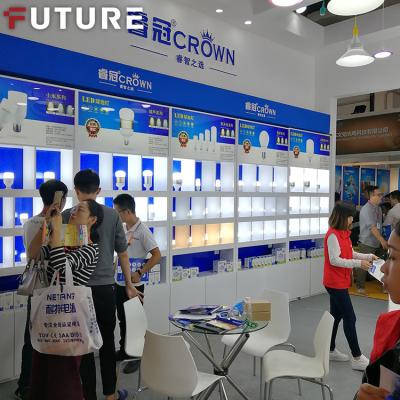 China Shop Optical Lamp Store Furniture Retail Display Counters Cabinet Lighting Display Cabinet Showcase for sale