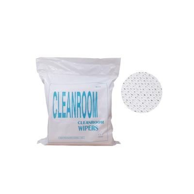 China China Factory Good Quality 100% Sustainable Paper Cleanroom Polyester Wiper Non-Dust Cloth for sale