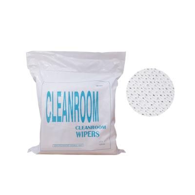 China Sustainable Hot Selling Cleaning Cloths Polyester Cleanroom Wiper Non-dust Cloth for sale