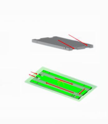 China Liquid Cold Aluminum Solution New Thermal Energy Industry FSW Friction Stir Welding Cooling Plates for sale