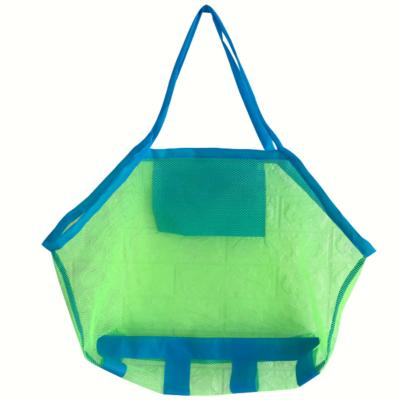 China Fashion Wholesale Mesh Custom Solid Foldable Large Capacity Breathable Beach Camping Bags Sets For Family for sale