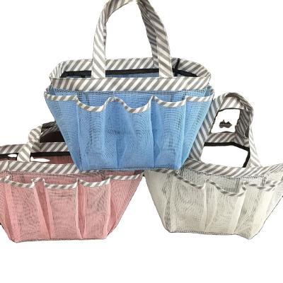 China Fashion Custom Personalized Mesh Organizer Shower Caddy Tote Quick Dry For Beach for sale