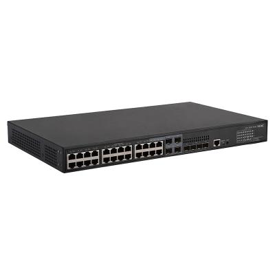 China s5130S-28S-HPWR-LI: 24 electrical 10/100/1000BASE-T PoE+ ports, 4 combo 100/1000BASE-X SFP ports, 4 336Gbps 1G/10G BASE-X SFP+ ports for sale