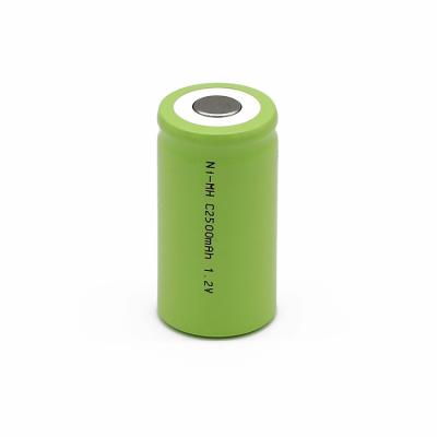 China Safety Long Life High Capacity NIMH Battery 1.2V Environmental Cylindrical SC 2500mAh 5000mAh NI-MH Battery Cell for sale