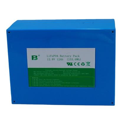 China Toys equipment machine battery pack lifepo4 12.8V 12Ah backup battery for Ev bike for sale