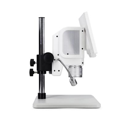 China Adjustable Digital Microscope EMS106LX Inch 14X~100X 10.6 HD LCD Screen For Welding Tool 1080P Electron Video Microscope 380mm*250mm*20mm for sale