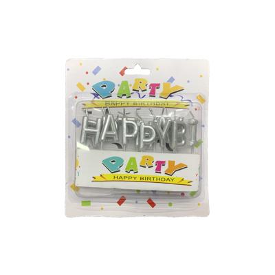 China Wholesale High Quality Hot Sale Birthday Candle Party Celebration Letters Happy Birthday Party Candles Cake Decorating Cake Decorating Candles for sale