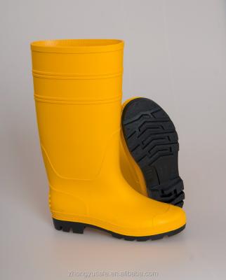 China PVC Lightweight Waterproof Tall Gum Boots, Safety Plastic Rain Boots, Workplace Safety Boots for sale