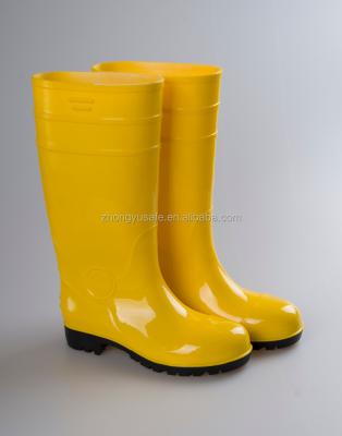 China Waterproof Decorative Durable PVC Rain Shoes For Men / Clear Plastic Boots / Wellington Boots Boots for sale