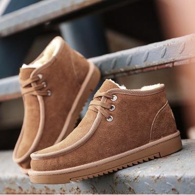 China Light Brown Color Warm Men Snow Boots for sale