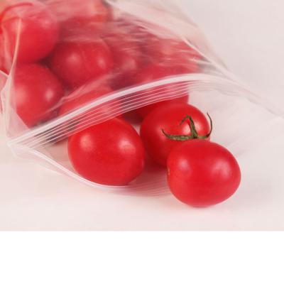 China Customized High Quality BIODEGRADABLE Polythene Handle Seal Reusable Bags LDPE Ziplock Bag Food Storage Zipper Bag Freezer Bags for sale